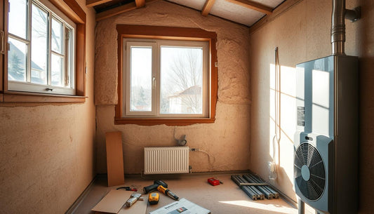 Energieeffizienz-Renovierungen im Überblick: Fensteraustausch, Dämmung und Heizungslösungen.